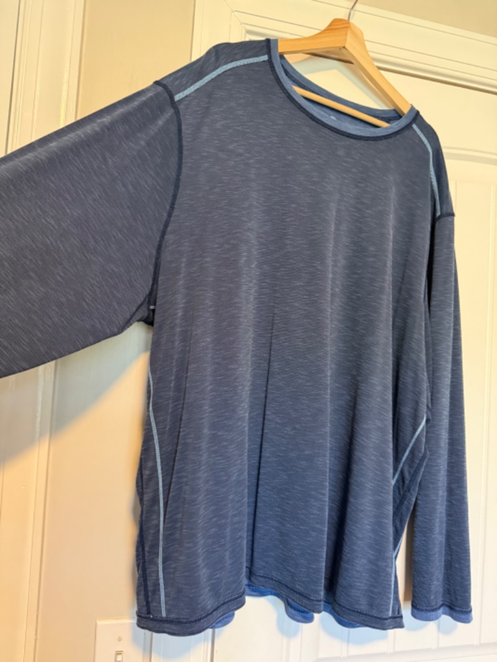 Tommy Bahama Reversible Long Sleeve Shirt 2XL – Blue / Gray Lightweight